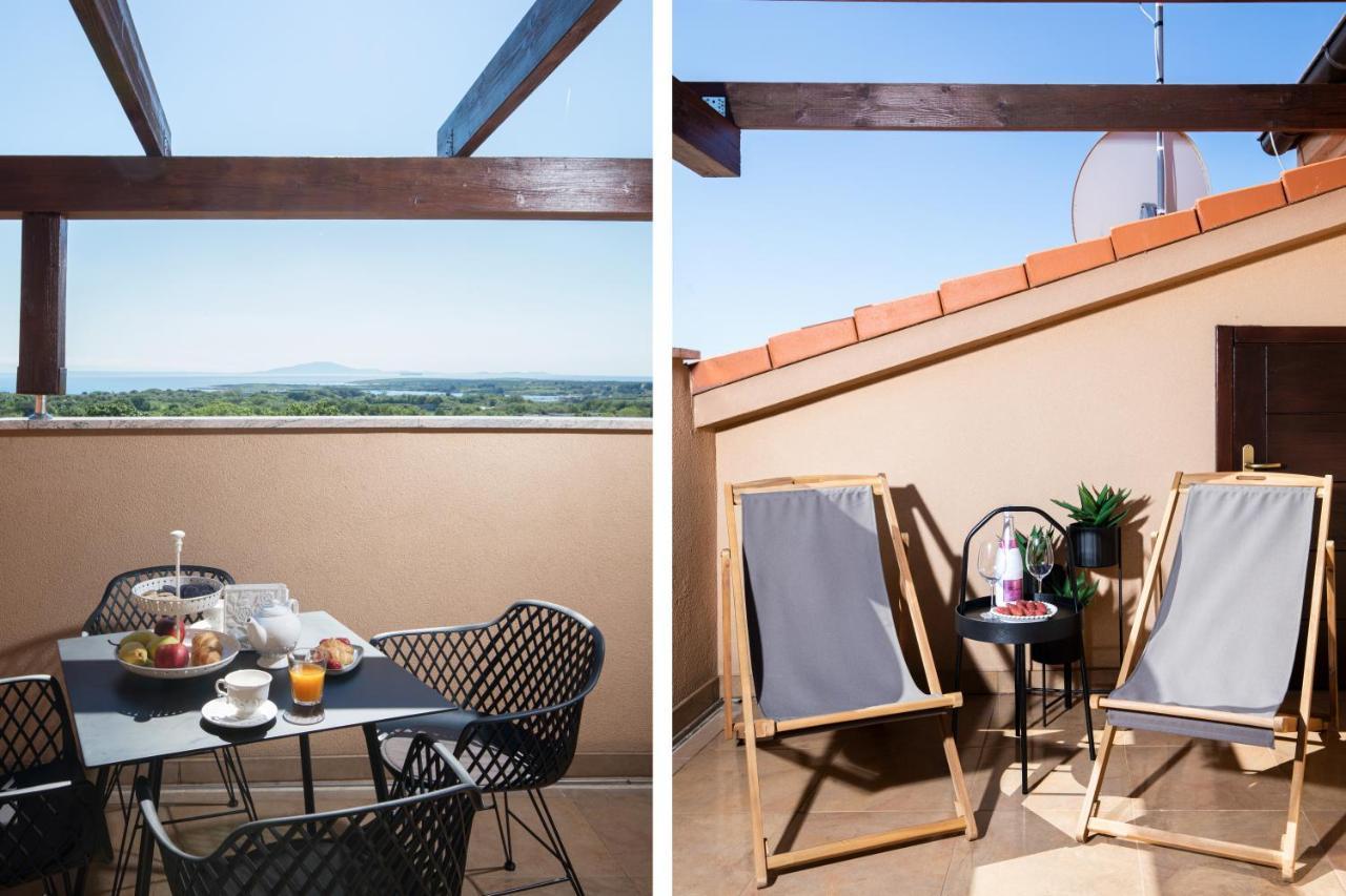Ližnjan Cesare Apartment, With Swimming Pool And Sea View מראה חיצוני תמונה